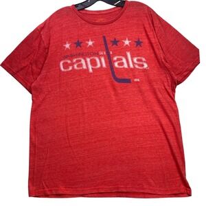 Washington Capitals Shirt Womens Extra Large Reebok NHL Hockey Athleisure